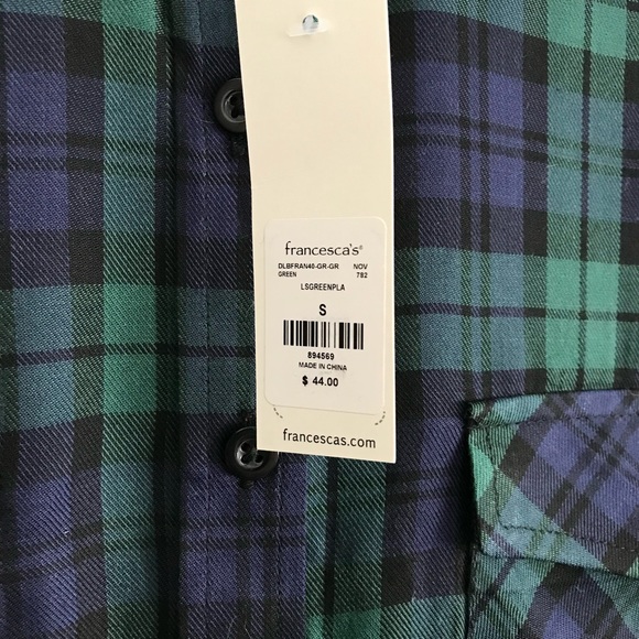 NWT Harper Heritage Plaid Button Down Shirt - Picture 4 of 5
